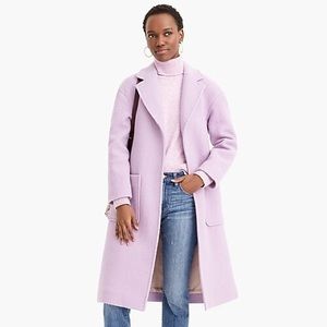 Lilac JCrew Wool Wrap Coat NWT